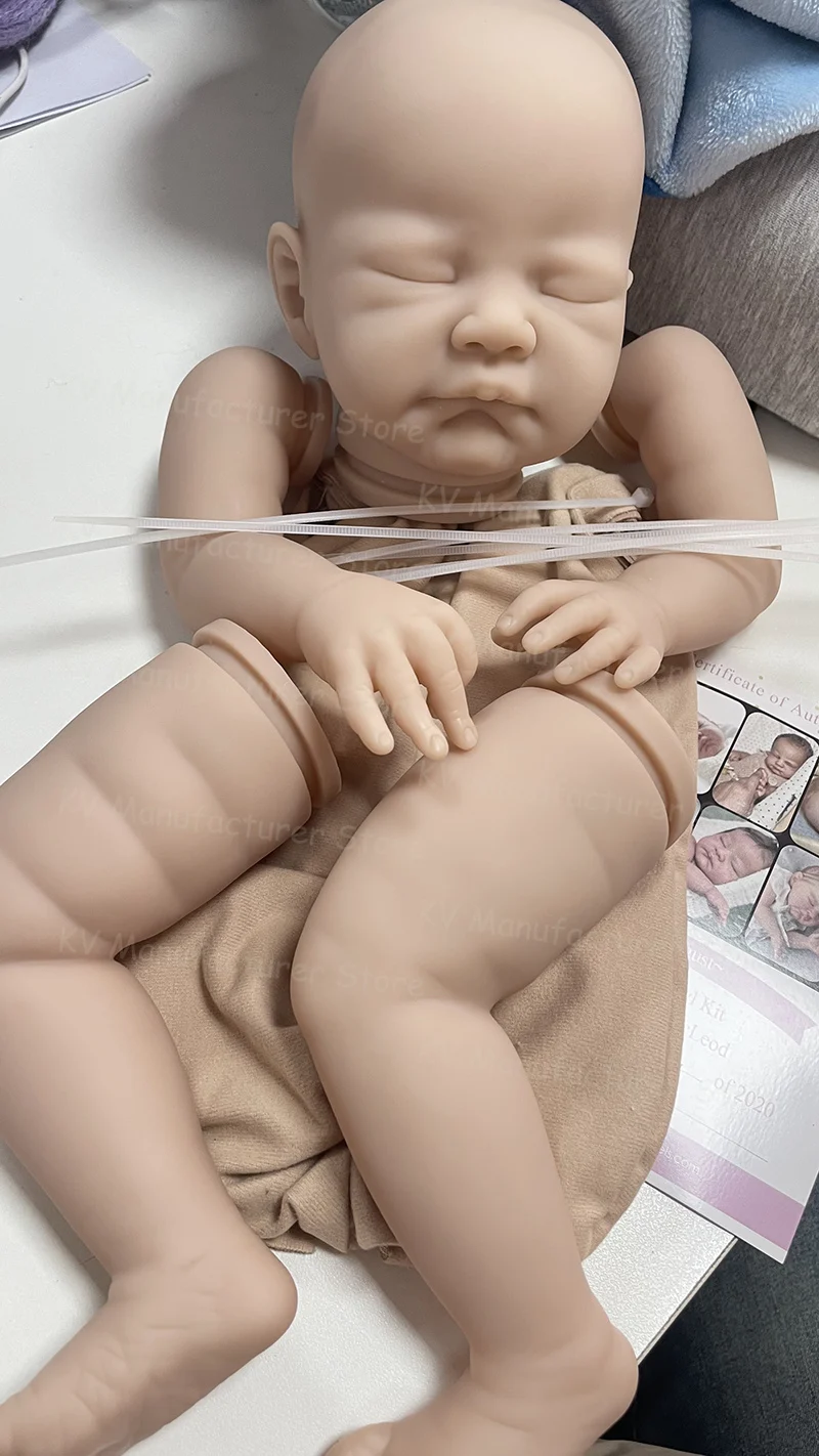 22Inch Ongeverfde Onvoltooide Reborn Pop Kit Limited Edition August Populaire Reborn Kit Pop Diy Onderdelen Bebe Kit