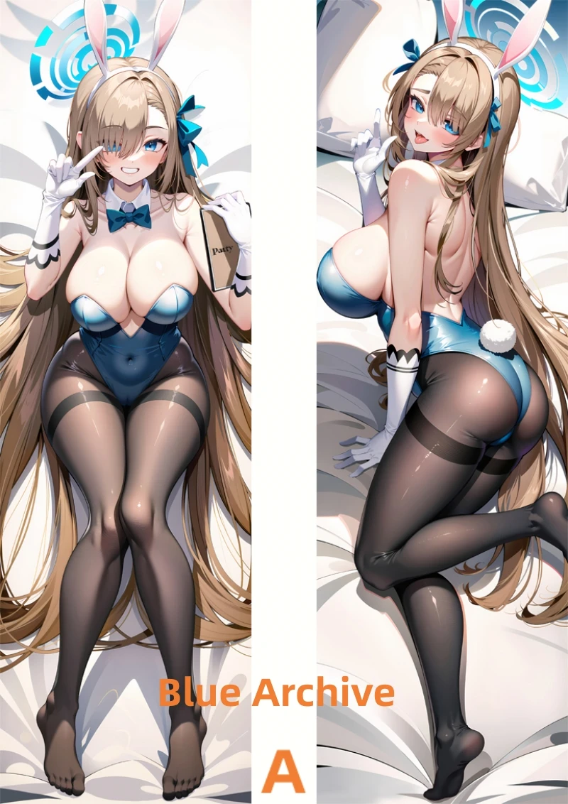 

Dakimakura Anime Pillow Case Blue Archive Double-sided Print Of Life-size Body Pillowcase Gifts Can be Customized