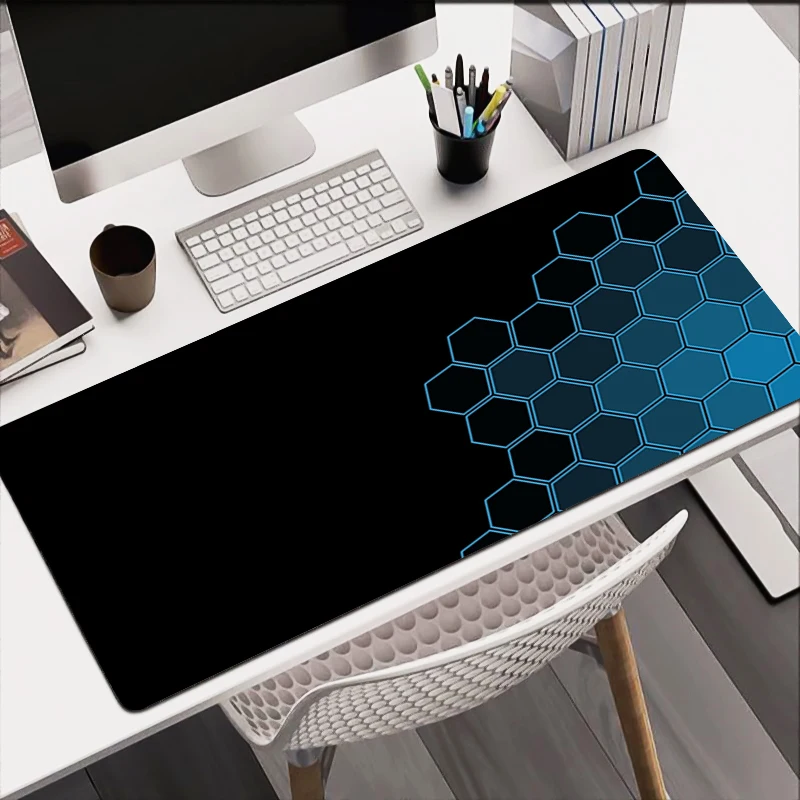 Gaming Mouse Pad Anime Hexagon Fashion Custom Home Computer Keyboard Pad Desk Mats Laptop Soft Anti-slip Table Mat Mousepads