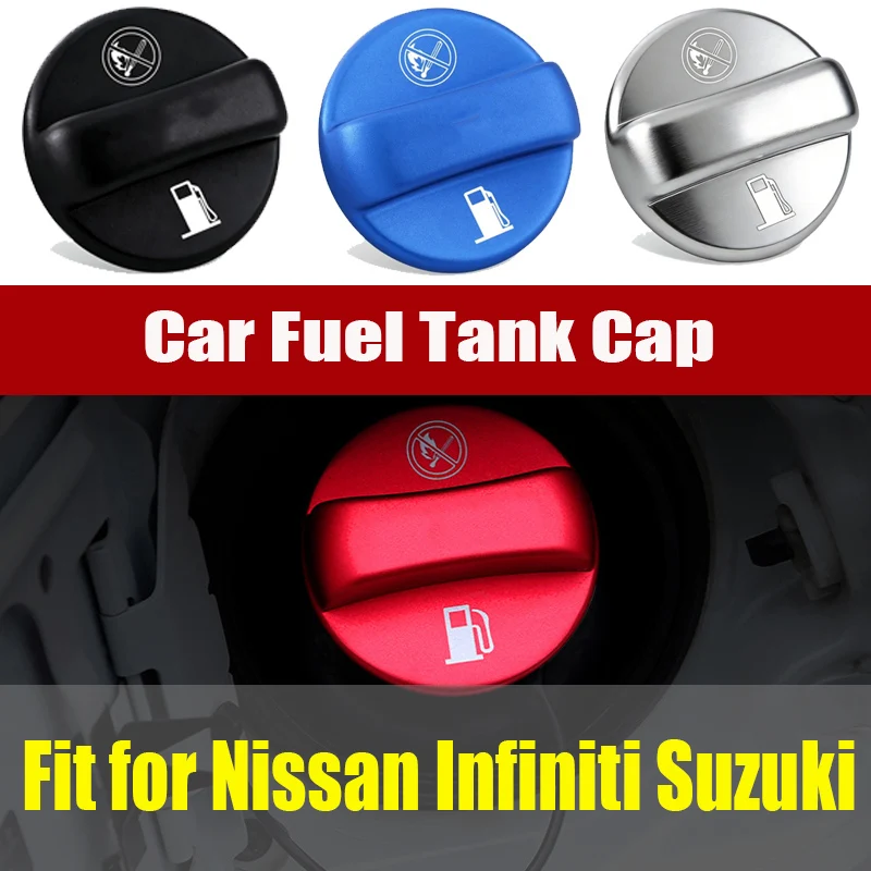 1PC Aluminum Alloy Fuel Tank Cap Car Modification Accessories Suitable for Nissan Sylphy Qashqai Infiniti Suzuki