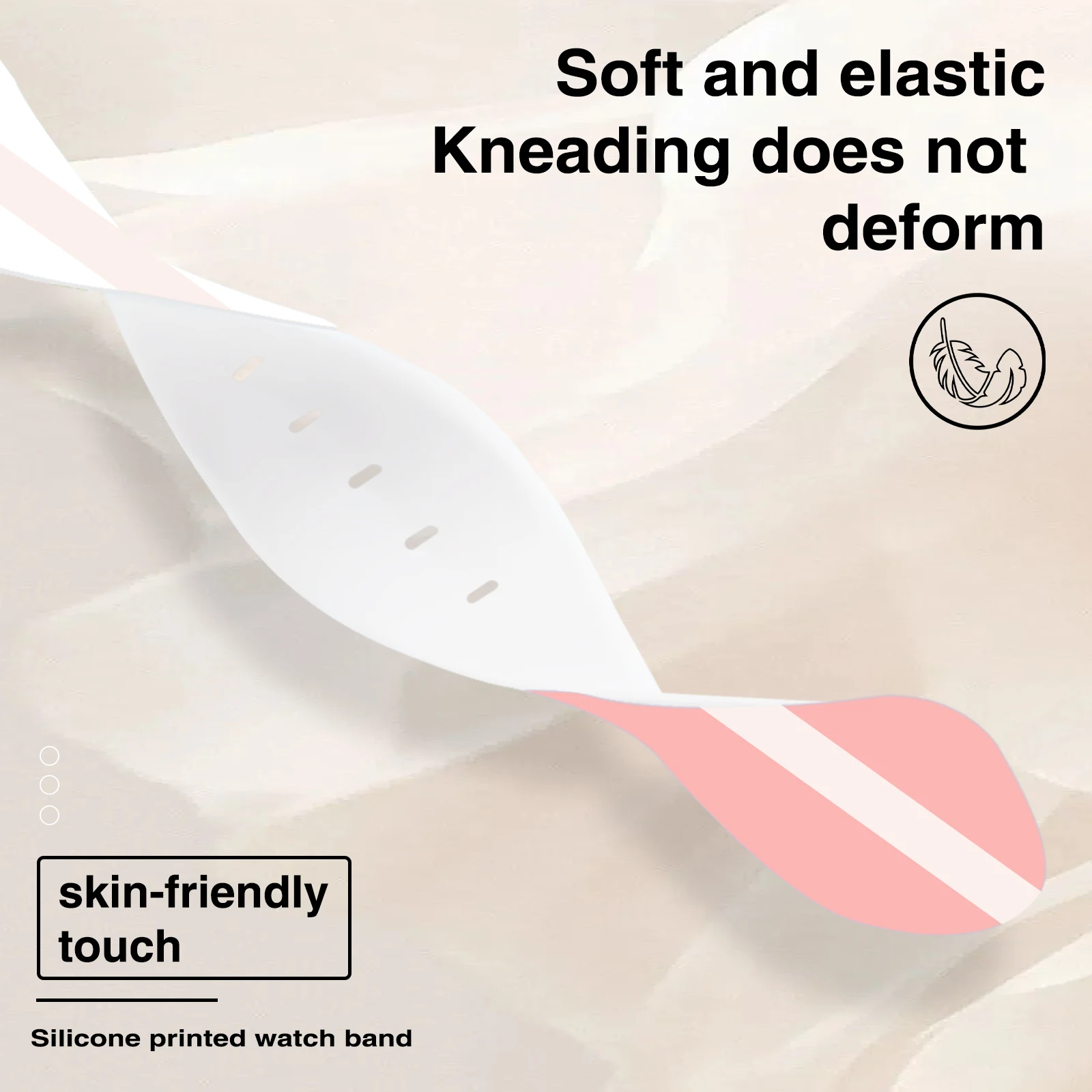 Cinturino stampato a strisce di moda per Apple Watch 11 10 9 Bracciale sostituibile con cinturino in silicone per cinturino iWatch 46mm 42mm 41mm 40mm