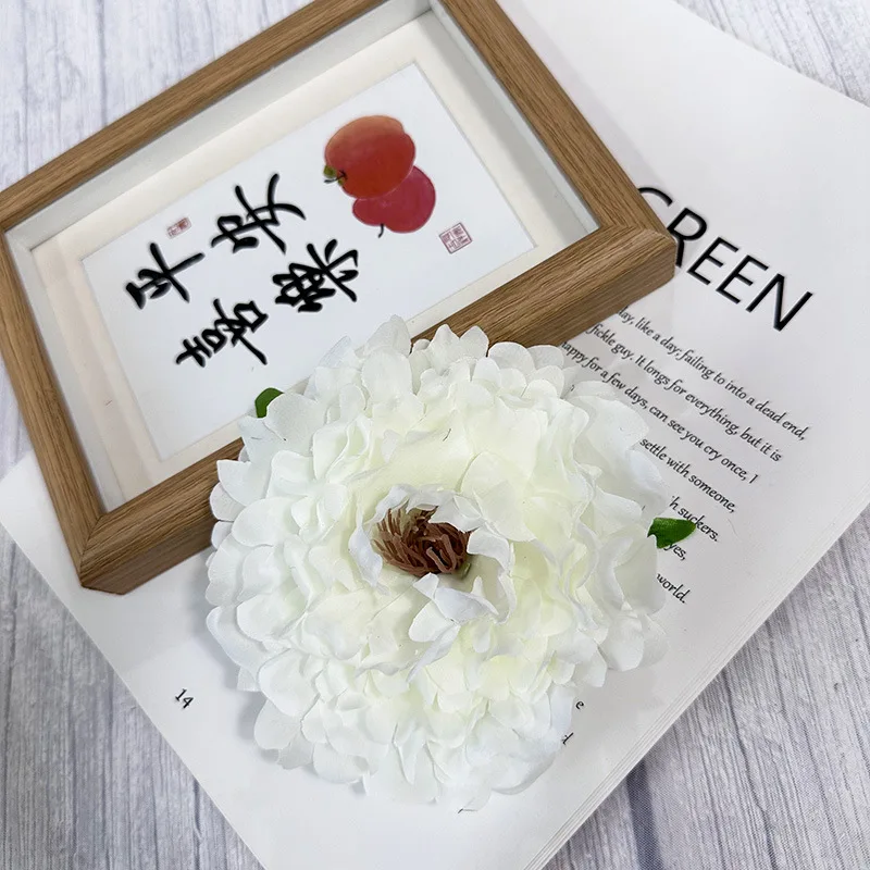 20 Stück Künstliche Seiden-Pfingstrosenköpfe für DIY Hochzeitsblumenwand-Hintergrund-Dekoration, Blumenreihe, Material für Künstliche Pfingstrosen, Party-Fenster-Dekoration – Detail 1