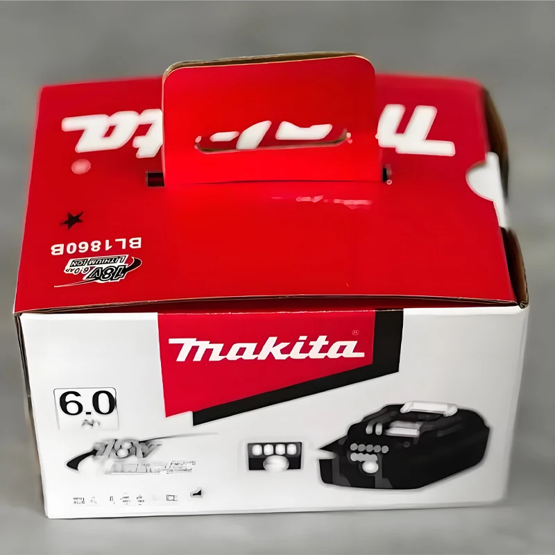 Makita NEUER Original 18V 6,0Ah langlebiger wiederaufladbarer Akku + elektrische Bohrmaschine + Ladegerät, für Makita Elektrowerkzeug-Akku