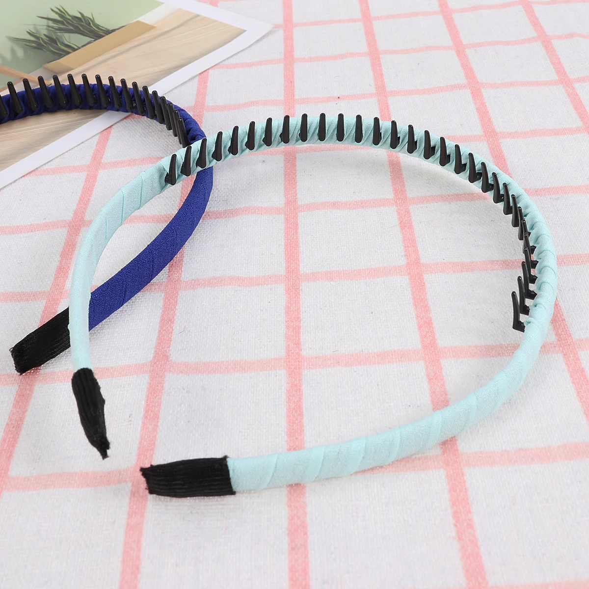 

9pcs Cloth Hair Accessories Toothed Headb Toothed Design Non fading Comfortable Daily Wear Party Girls Hair Tool