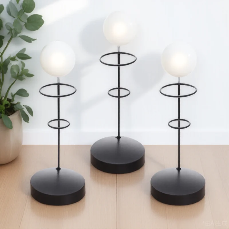 

3pcs Ice Cream Holder Single Egg Cone Stand Iron Ice Cream Display Rack For Bakery Party Table Use Metal Cone Support Holder