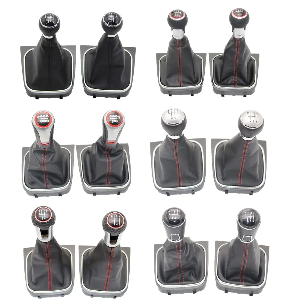 For VW Golf 5 V MK5 R32 GTI 2004 2005 2006 2007 2008 2009 New 5/6 Speed Car Stick Gear Shift Knob