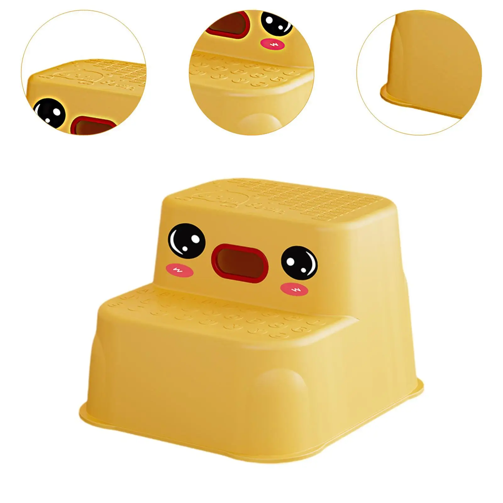 Cartoon Step Stool Kids Children for Playroom Play Piano Cabinets