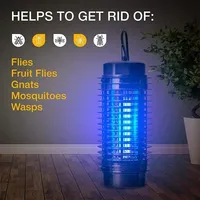 Mosquito Killer Lamp UV LED Electric Zapper Night Light Fly Trap Insect Fly Bug Mosquitoes Repellent Anti Mosquito Trap for Home