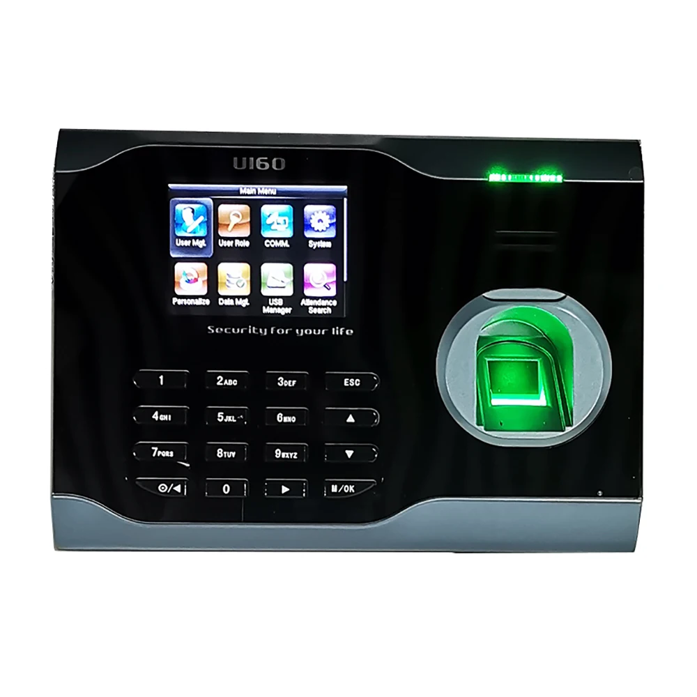 ZKTime 5.0 U160 WiFi Biometric Fingerprint Time and Attendance System ADMS ID Card Clock Recording Device RS232 Printer Function