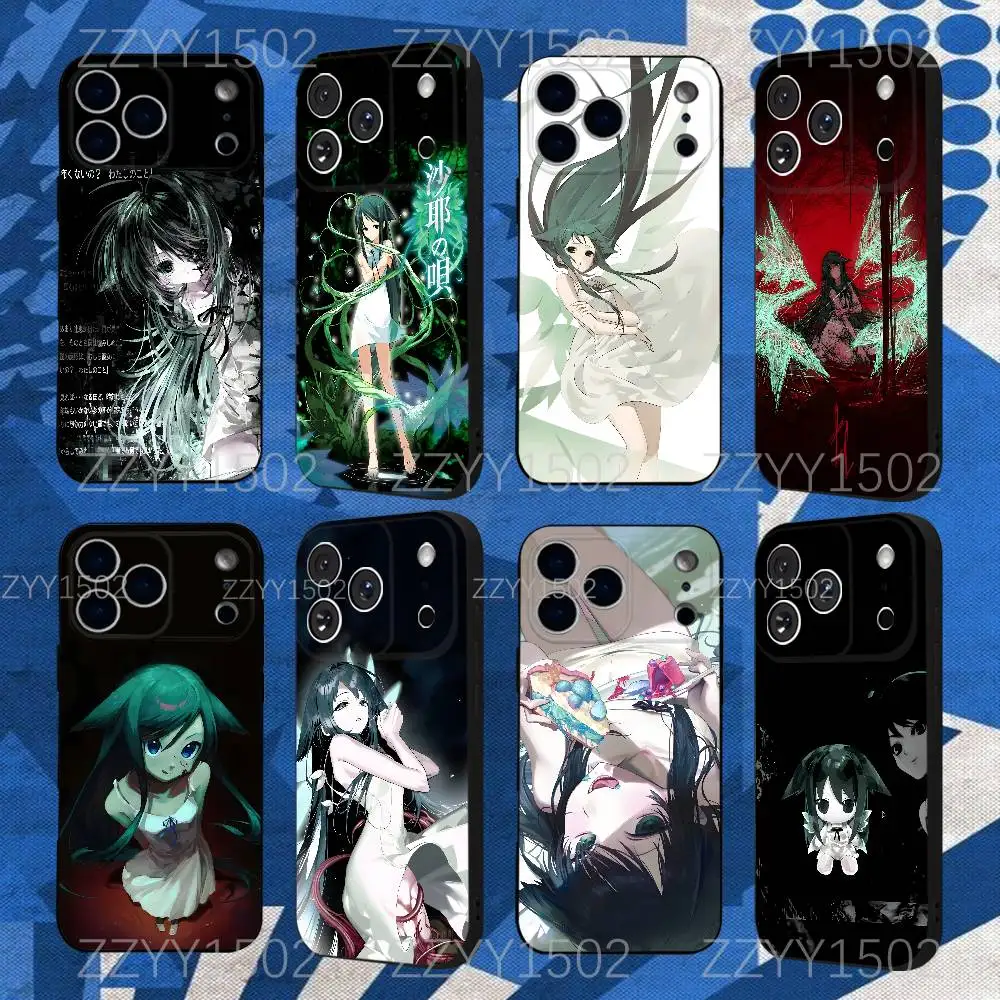 

The Song Of Saya Saya No Uta Phone Case For iPhone 17,16,15,14,13,12,Pro,Max,Plus,E,SE4,Air,Mini Black Funda Shell