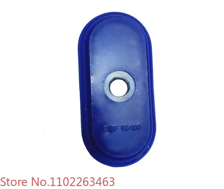 Silicone rubber vacuum chuck 50 * 100mm elliptical manipulator accessory pneumatic actuator