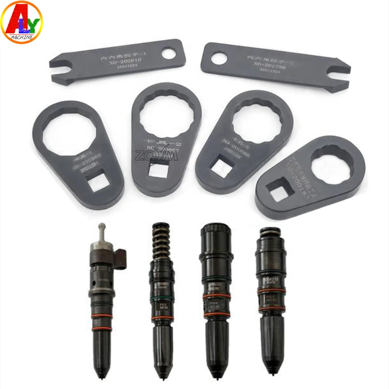 6PCS Diesel Common Rail Injector Tool Disassemble Tools for Cummins PT