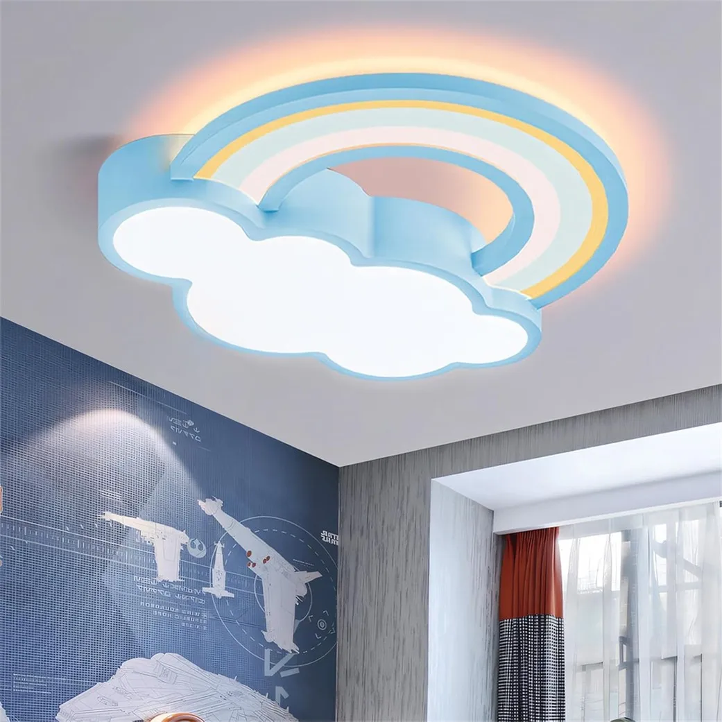 

Современная потолочная люстра-облако с регулируемой яркостью, светодиодная подвесная лампа для детской спальни