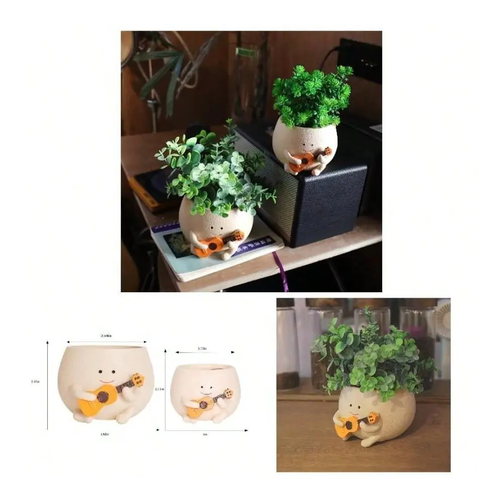 

Planter Pot With Drainage Hole Cute Resin Planters String Of Pearls Plant Live Unique Guitar Succulent Pots Indoor Outdoor Plan