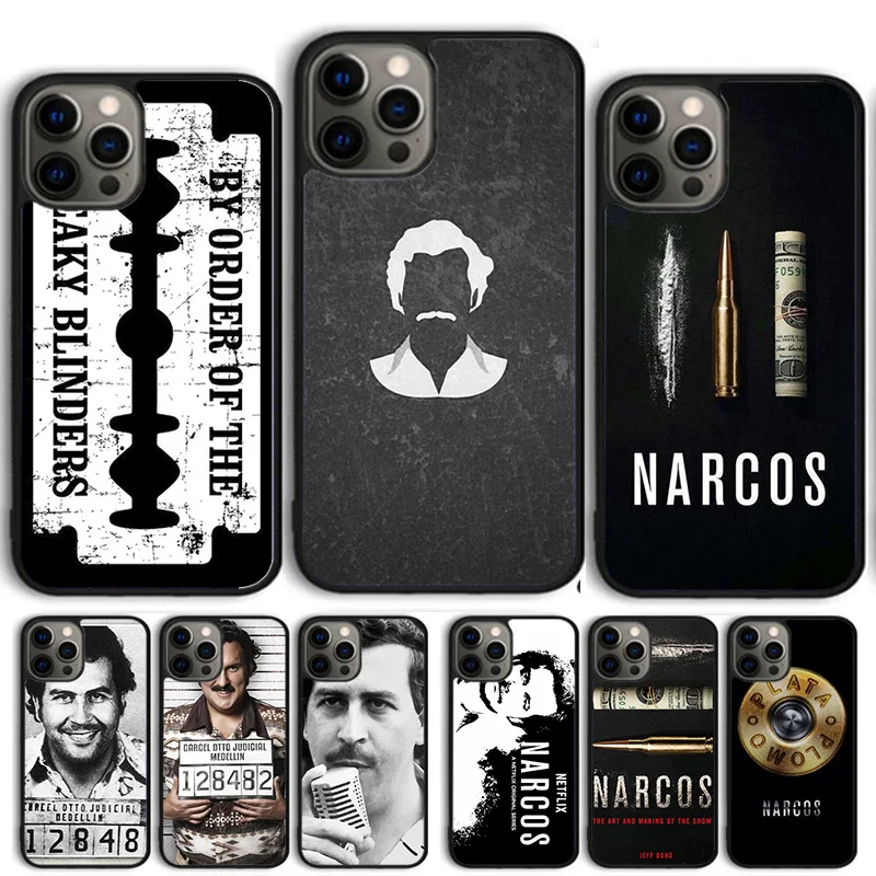 Narcos Pablo Escobar TV Series Poster Phone Case Cover For iPhone 15 16 14 13 12 Pro Max mini 11 Pro XS XR Plus Shell