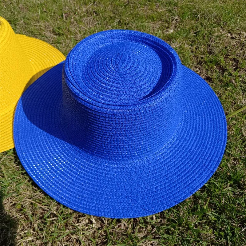 모자 Concave-convex top 2024 summer straw hat adjustable outdoor travel sun hat sun protection hat  gorras para mujer