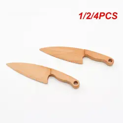 1/2/4PCS Safe Kitchen Cutting Toy Kids Wooden Cooking CutterFish-Shaped Children'S Kitchen Tools Cute Vegetables Fruits Knife