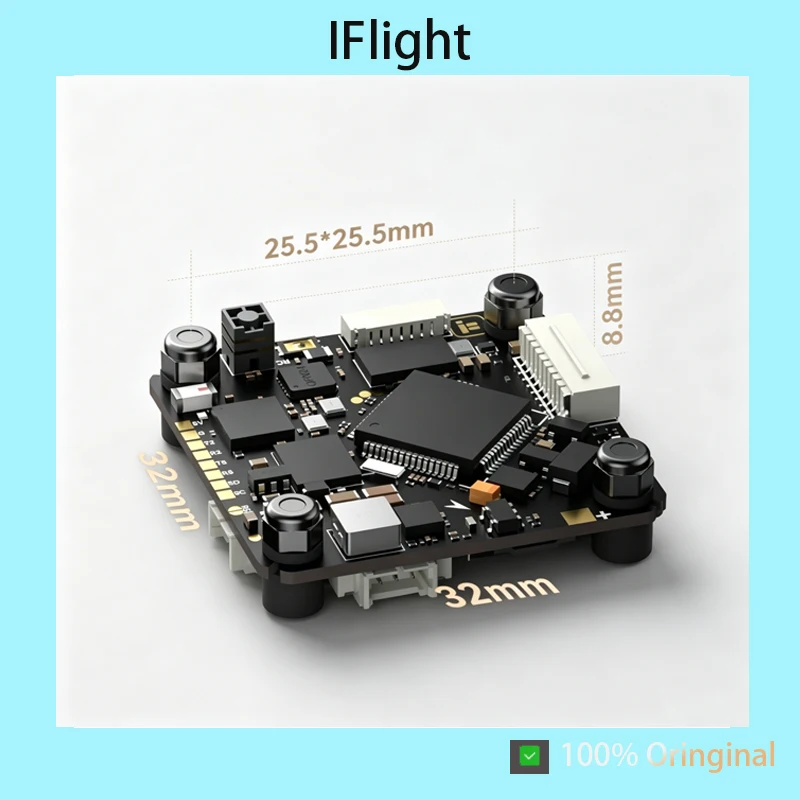 iFlight Borg F7 AIO RX ICM42688 Barometer OSD 16M Blackbox RX/BL32 32Bit ESC Built-in ELRS For FPV Racing Drone
