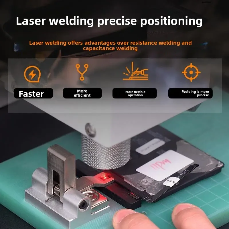 Mobile phone repair high-power automatic water-cooled laser spot welding machine battery cell welding welding machine