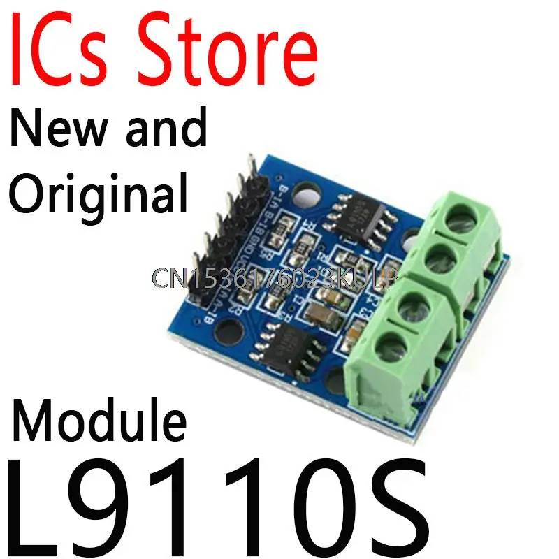 2PCS H-Bridge Stepper Motor Dual DC Motor Driver Controller Board For Arduino 2.5V-12V 0.8A Drive IO Port L9110S