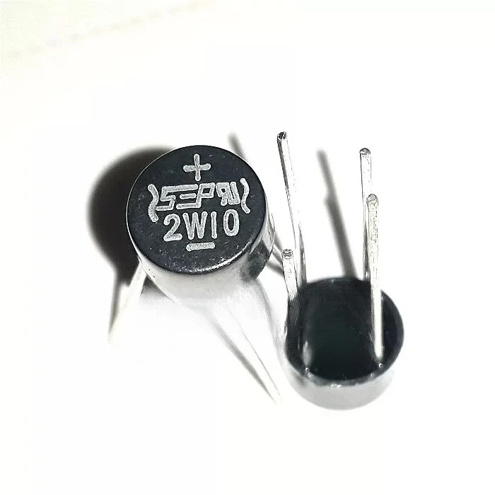 200pcs  for Rectifier 2W10, 2A 1000V 4Pin Round Bridge Diode