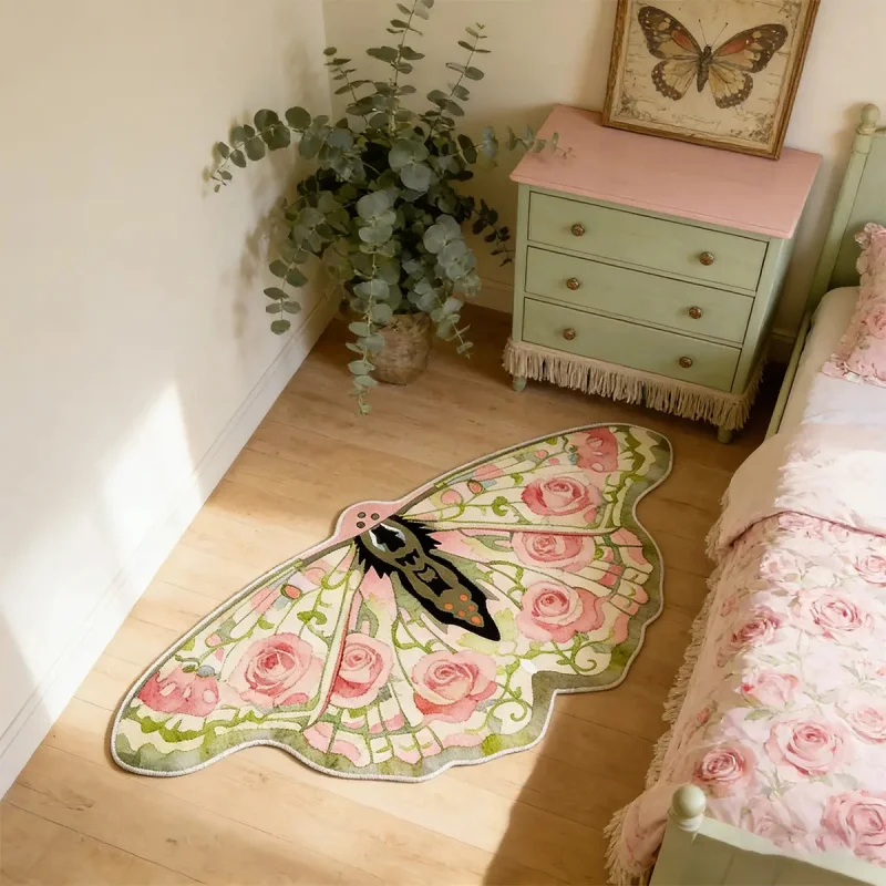VIKAMA Vintage Boho Hallway Long Runner Rug Non-Slip Washable Floor Mat for Kitchen Bedroom Balcony Entryway Porch Home Decor