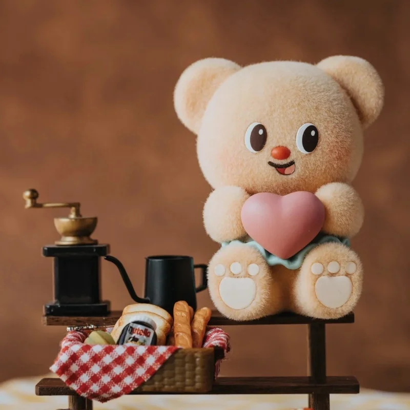 Boîte ennemi en peluche Butterbear, série Business Day, décoration de table à main, collection d'éventail mignon, cadeau exclusif, nouveau