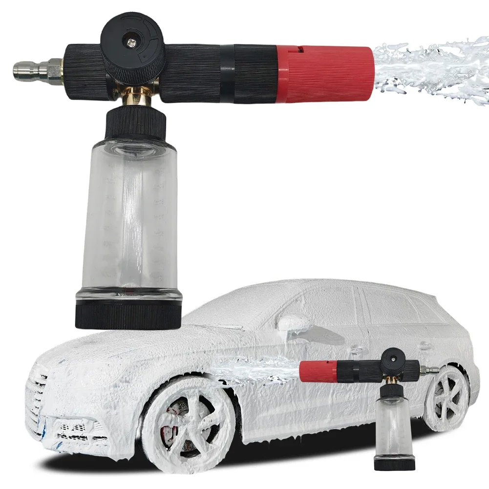 1 قطعة 100 مللي الأصلي السائل رغوة البخاخ 4500PSI غسالة الضغط 1/4 "موصل سريع رغوة مدفع تنظيف أداة لغسيل السيارات ​