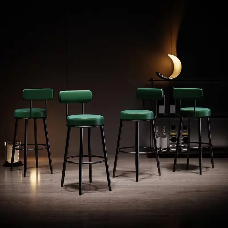 Minimalistic Living Room Bar Stool Nordic Modern Floor Bedroom Bar Chair For Kitchen Gaming Chaises Salle Manger Home Decoration