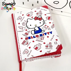 Sanrio Hello Kitty A5 Notebook Cartoon Student Cute Girly Heart Hard Shell Coloring Page Learning Stationery Notepad Gift Toys