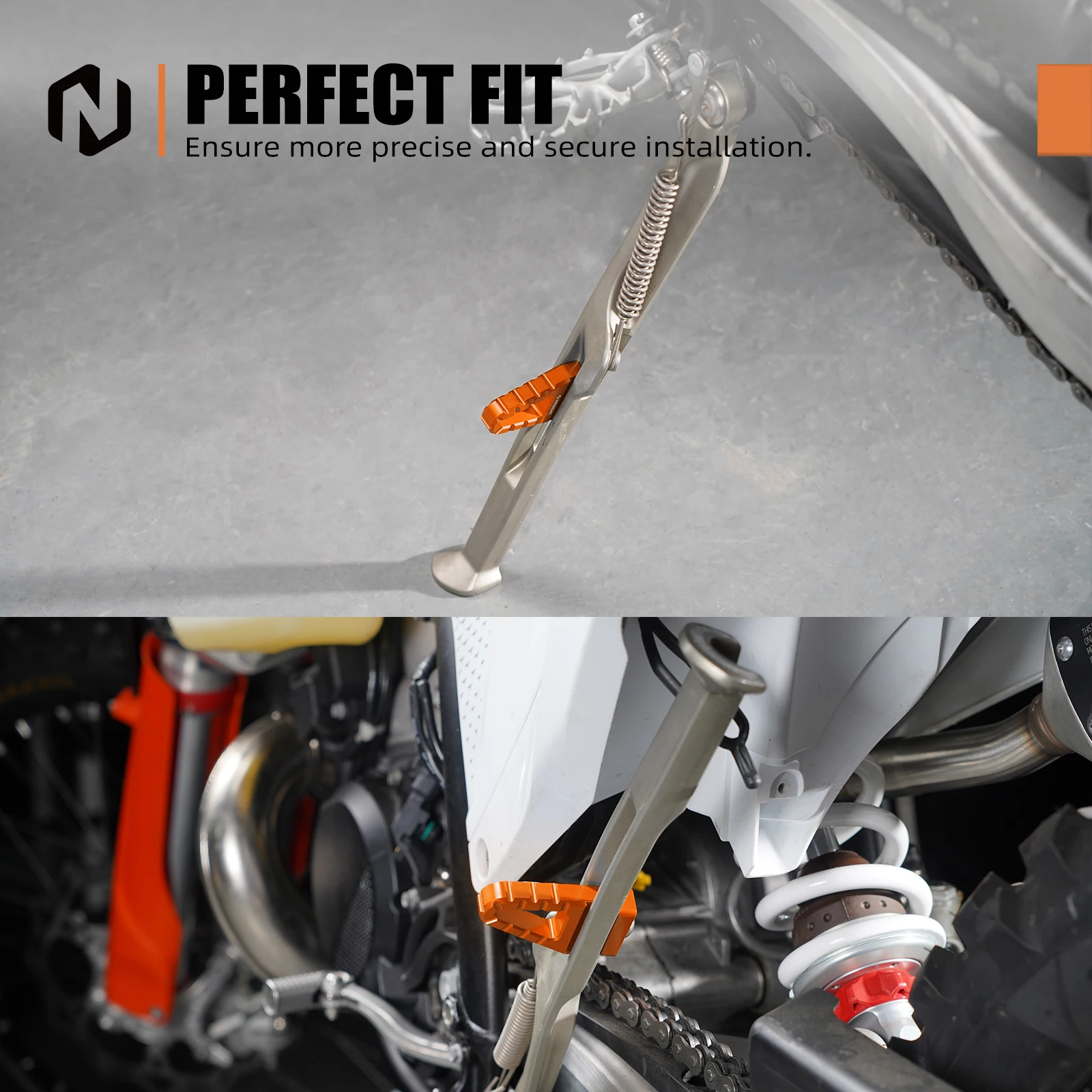 

NICECNC For KTM EXC 300 EXC 250 XC 300 EXC 450 EXCF 350 XCW 300 XCF XCF-W XW-F 2024-2025 XC XCF 2023 Side Stand Kickstand Peg