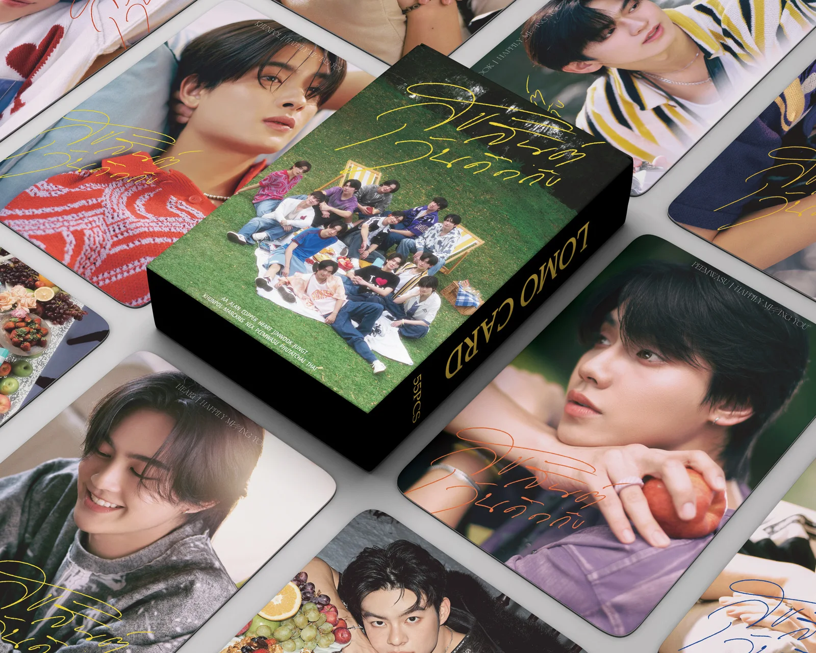 55Pcs/Set Kpop BUS New Album Happily Missing You Lomo Cards Photocards High Quality Print Photo Cards For Collection Fans Gifts
