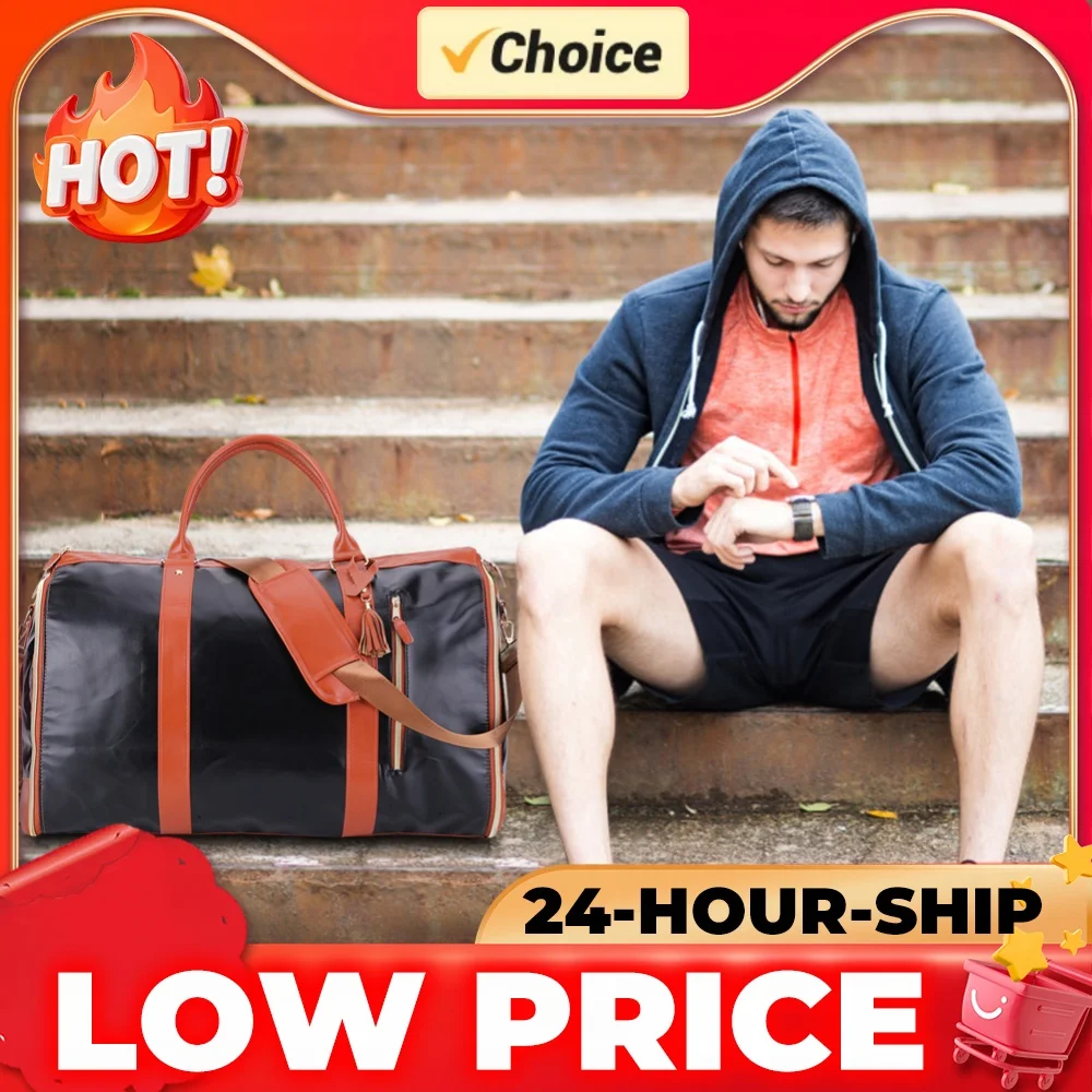 Sports Carry Bag Multifunctional Fitness Training Bag Large Capacity Foldable Wear- Accessories for Travel Swimming