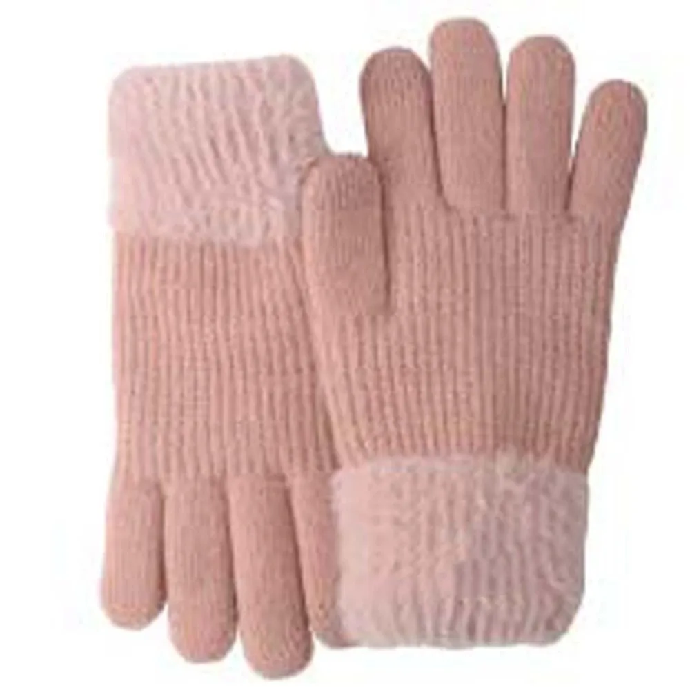 Touch Screen Knitted Gloves Thickened Acrylic Fibers Winter Gloves Windproof Warmer Anti-cold Mittens Autumn