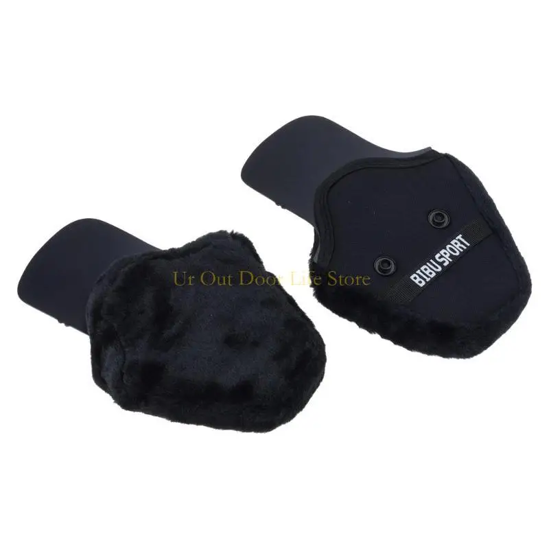 

77UF 1 Pair Cycling Ear Cover Ear Warmers Bicycles Helmets Comfortable Ear Muffs Wind