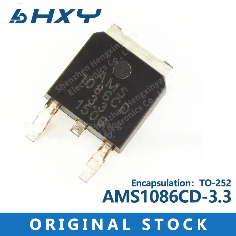 10Pcs AMS1086CD-3.3…