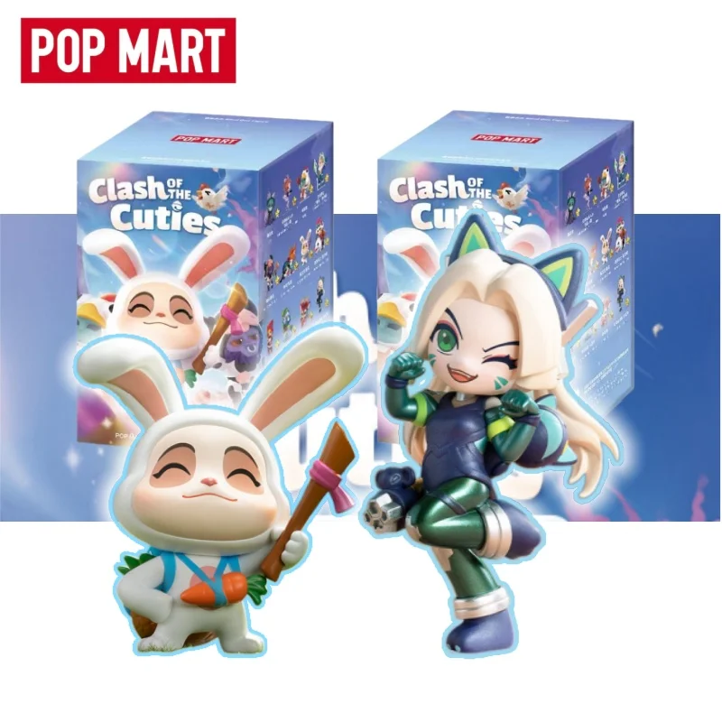 POP MART New Arrival League Of Legends Series Clash Of Cuties Serie Blind Box Anime Action Figure Toy Collect Gift For Game Fans