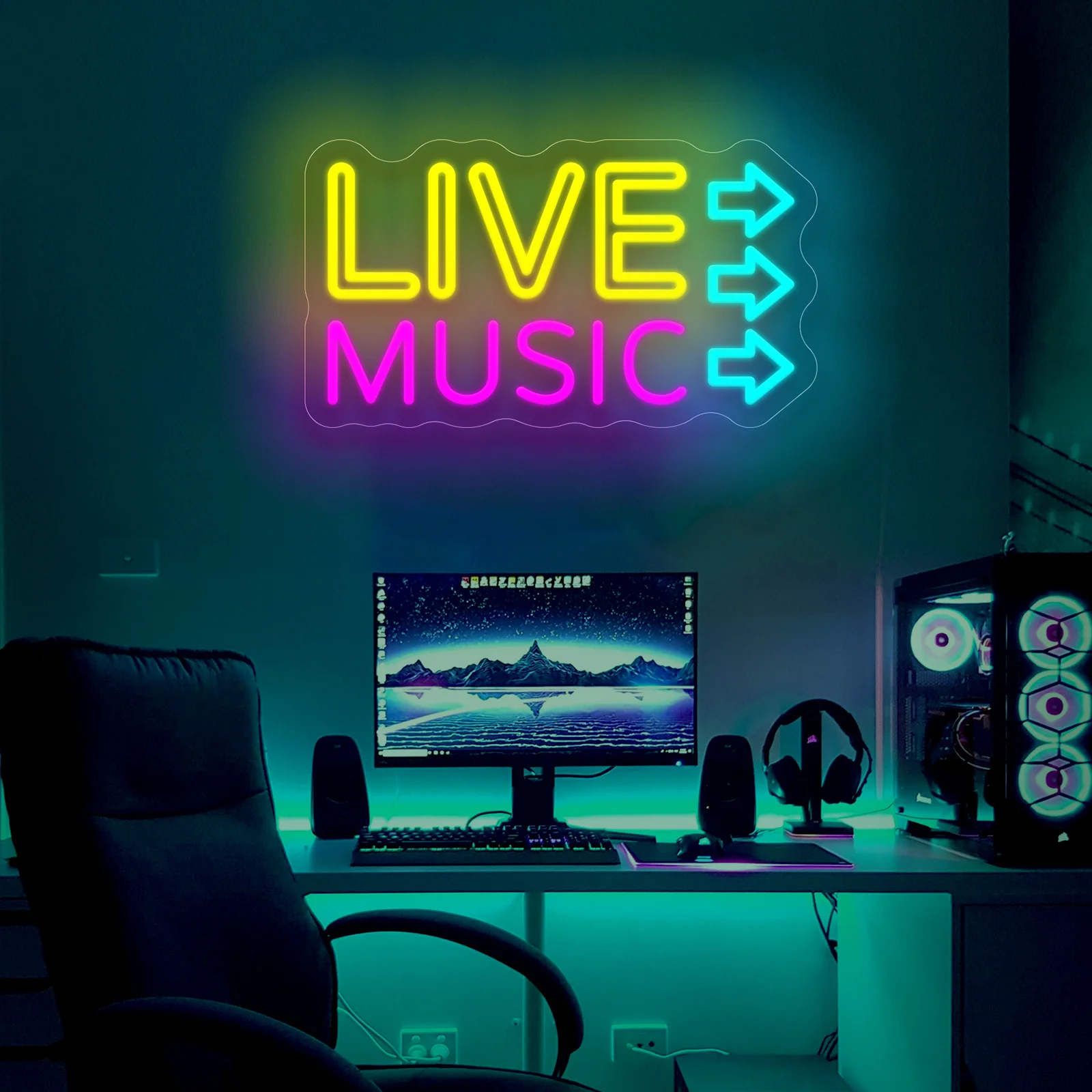 الحب الموسيقى النيون تسجيل USB عكس الضوء LED ضوء النيون تسجيل جدار الفن الديكور لغرفة النوم غرفة المعيشة بار هدايا الحفلات