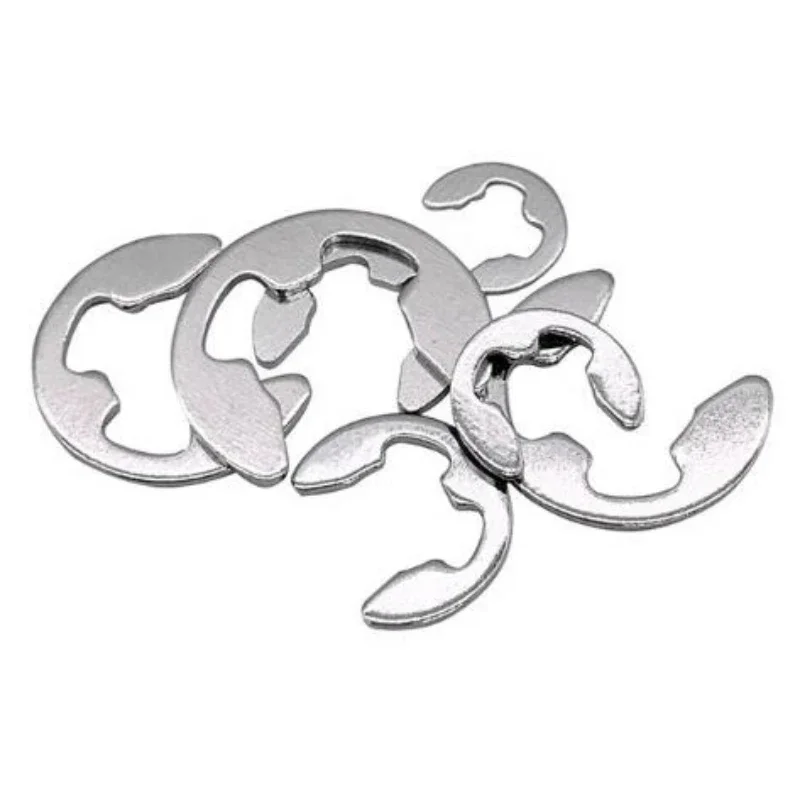 100-400pcs M2 M3 M3.5 M4 M5 M6 M7 M8 316 Stainless Steel Shaft Retaining Ring Washer External E Clip Circlip