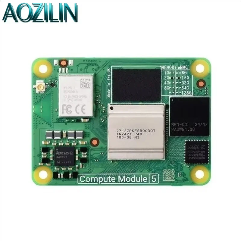 AOZILIN 64-bit Embedded Linux Compute Module With PCIe Interface, Support Expandable WiFi For Mini Embedded Computer