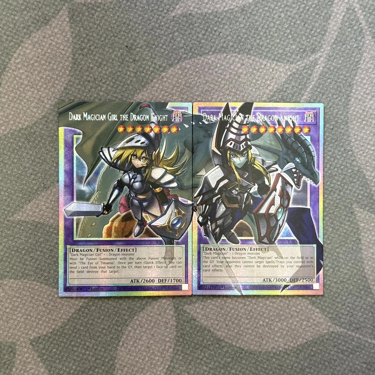 Orica YUGIOH Collection DIY Proxy Cards -Dark Magician Girl the Dragon Knight Dragon Master Magia Red-Eyes Dark Dragoon Chaos Em