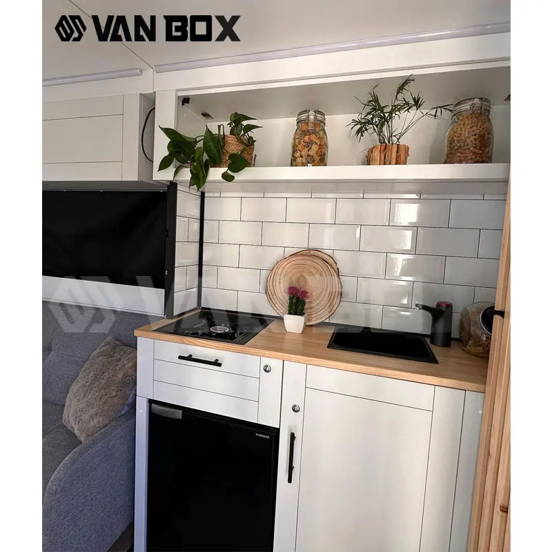 Cheap Camping Wohnmobil Slide in Camper Modular Van Conversion Systems Camping Van Module Box Conversion Kit Vanbox