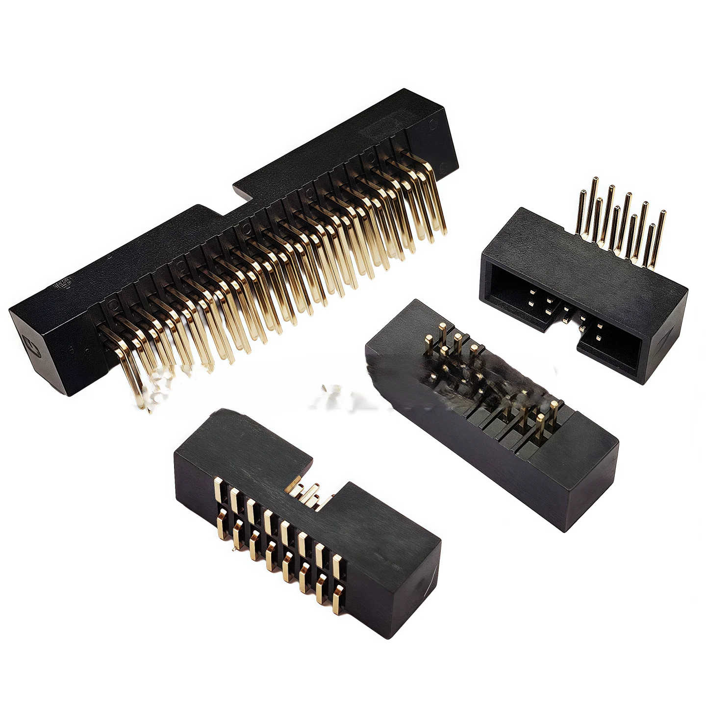 DC3 Simple Horn 1.27mm Straight Pin 6/8/10/12/14/16/20/40P Bent Pin SMD Height 4.9MM