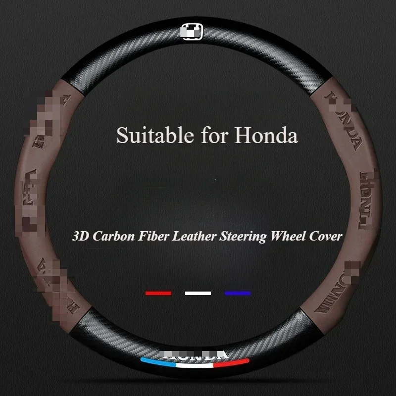 

Suitable for Honda Civic Accord Breeze XRV Vezel Fit Avancier CRV Crider Leather All Season Steering Wheel Cover