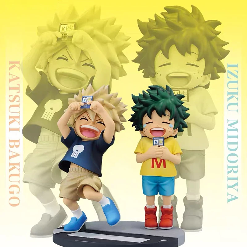 حار في المخزون بطلي الأكاديمية الطفولة Izuku Midoriya/الطفولة Katsuki Bakugo نموذج لجسم الديكور ألعاب الدمى هدايا عيد الميلاد