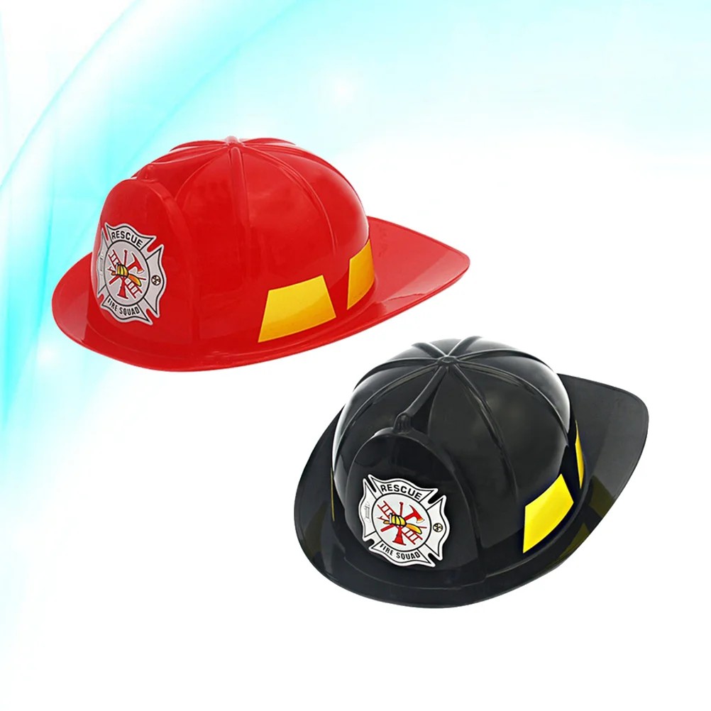 2 Pcs Children’s Toys Creative Kids Construction Pretend Role Play Hat Simulation Safety Prom