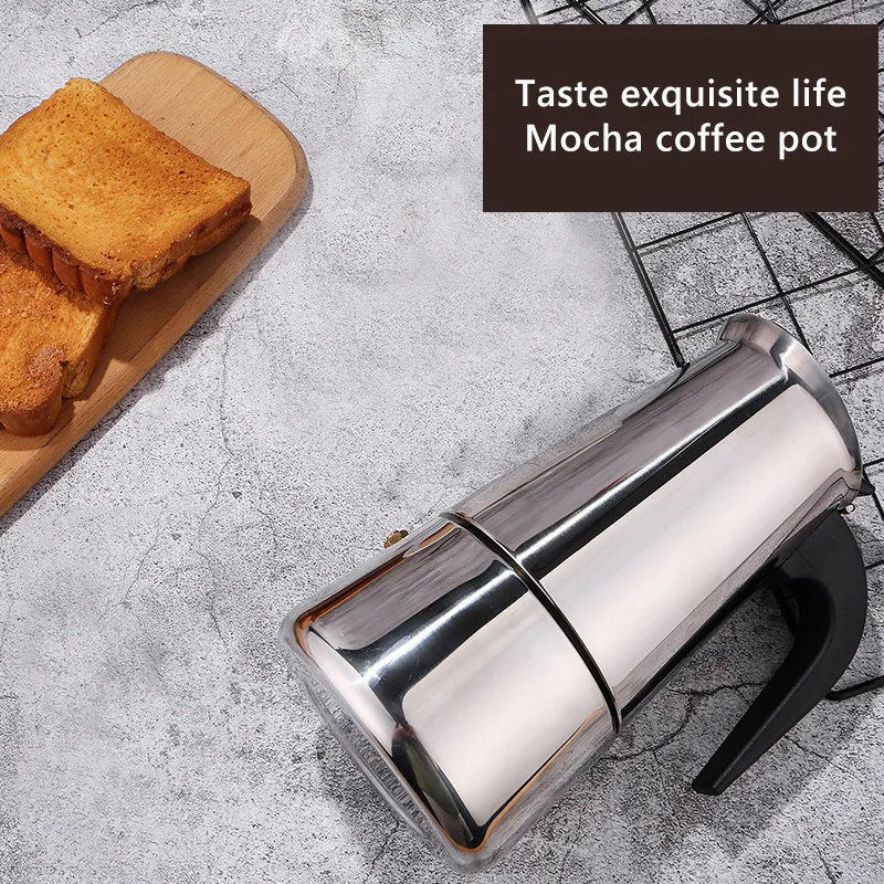 2/4/6/9 كوب موكا وعاء ماكينة القهوة كوب إسبرسو ماكينة القهوة الكهربائية لاتيه Percolator موقد ماكينة القهوة موكا