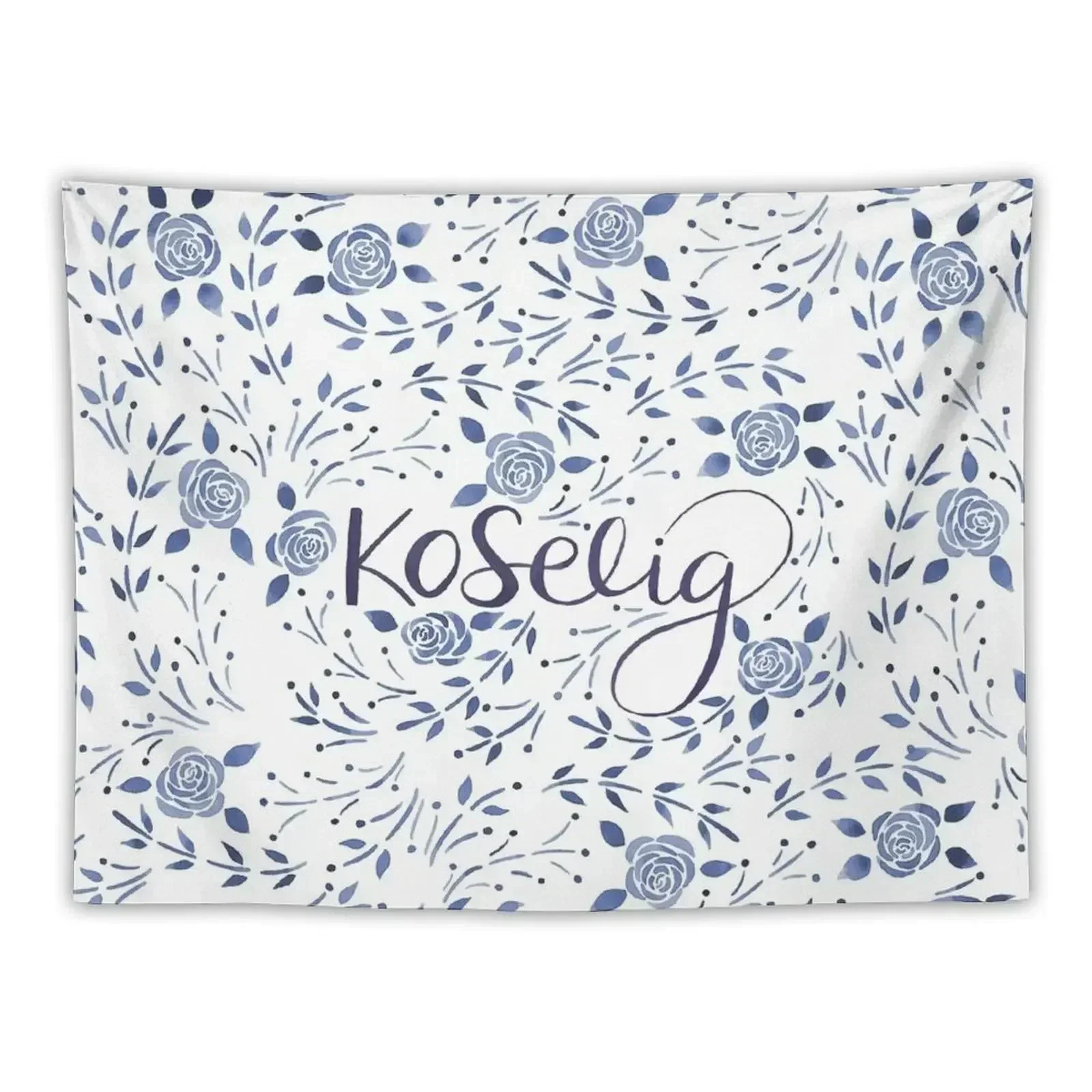 

Koselig - Blue Tapestry Living Room Decoration Room Aesthetic Tapestry