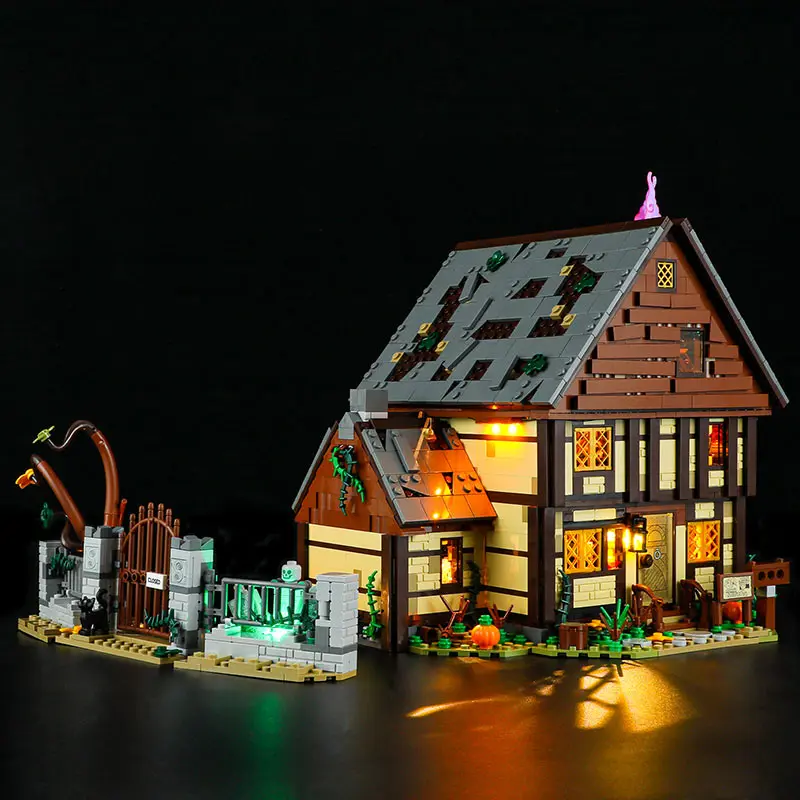 Diy LED Light Kit For LEGO 21341 The Sanderson Sisters' Cottage (Only LED Light,Without Blocks Model )