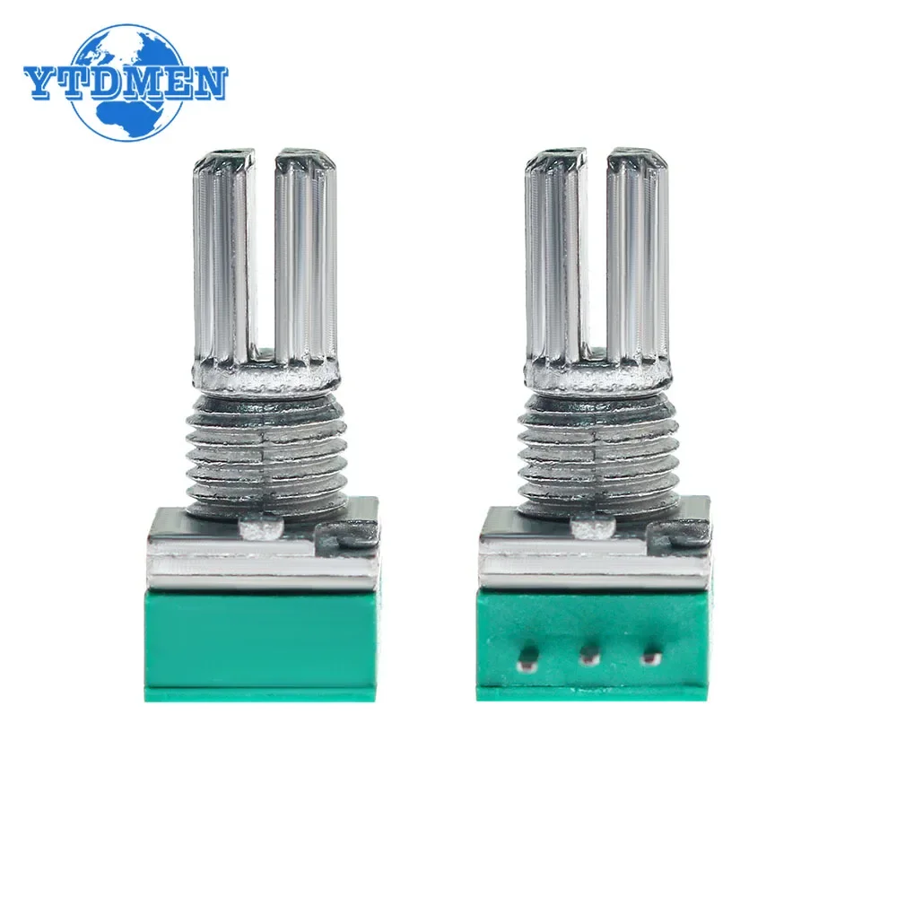 5PCS RK097N Potentiometers 3Pin Potentiometer 10K B1K 5K 20K 50K 100K 500K Audio Shaft 15mm Amplifier Sealing